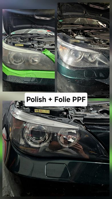 Polis faruri, polish auto, detailing auto