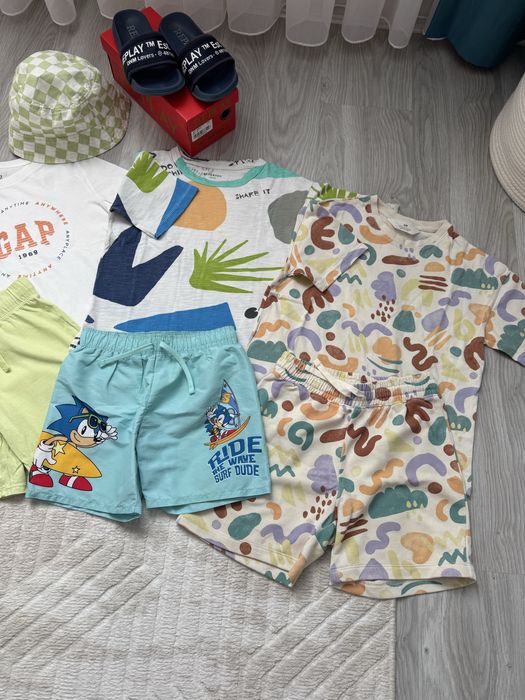 Летен лот за момче 6г+ чехли Replay