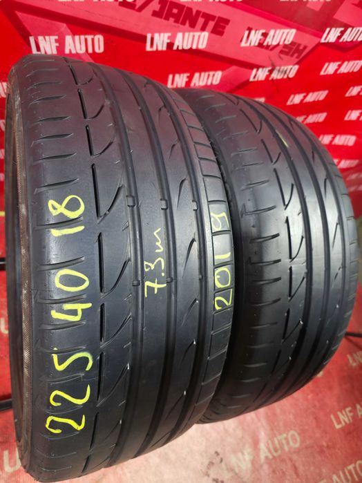 Anvelope de VARA - 225/40/18 - Bridgestone - 7.37 MM - DOT 2019 !
