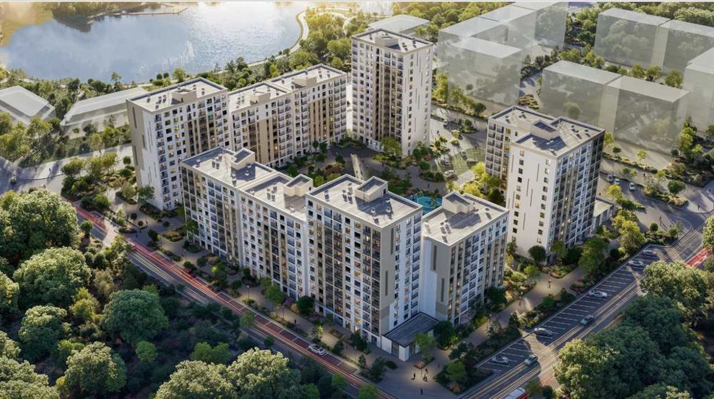 ХИТ продаж ! Яшнабад, круг Рохат 2комн-57,52м2 Дом у озера БАХТ(S)