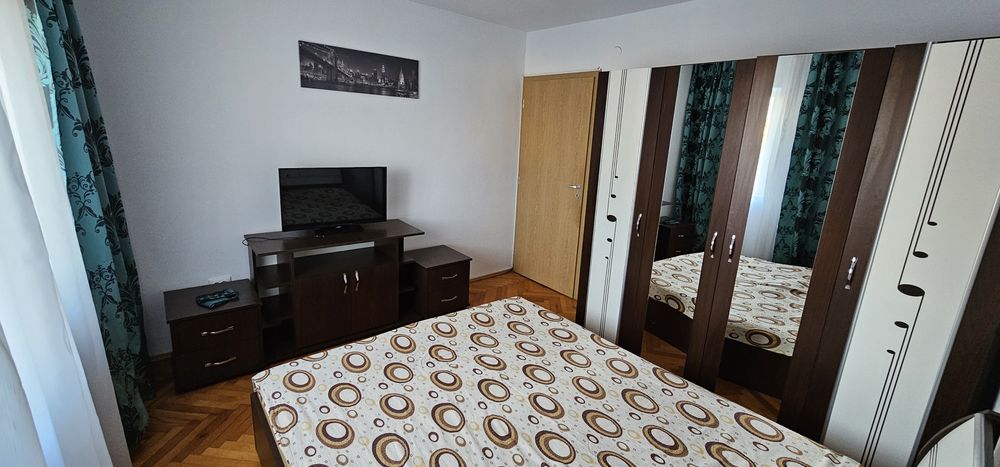 Inchiriez ap. 2 camere decomandat, complet mobilat si utilat, situat intr-un bloc izolat termic