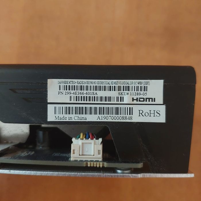 Видеокарта Sapphire Radeon RX 590 Nitro+8GB