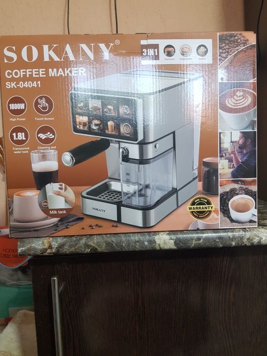 Кофемашина Sokany новая