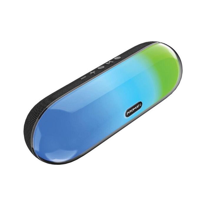 Promate LumiBar: Премиум Bluetooth v5.3 Водоустойчива Тонколона с тъч контрол и RGB LED светлина