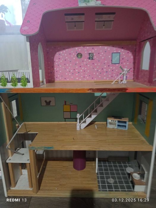 Căsuță lemn păpuși