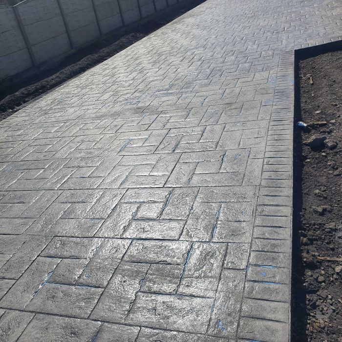 Beton amprentat si elicopterizat