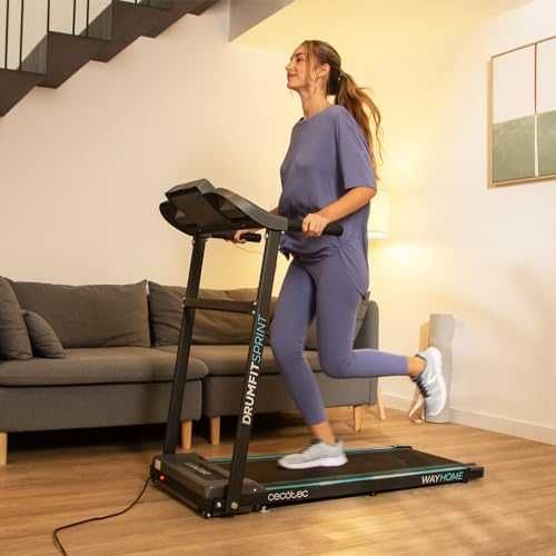 Сгъваема бягаща пътека DrumFit WayHome 1200 Sprint с мотор 600 W