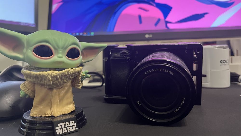 Sony a6400 с клеткой от andoer