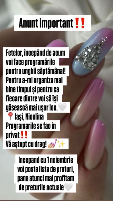Programari unghii