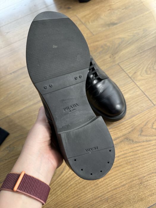 Pantofi Prada eleganti de barbati piele naturala marime 40.5