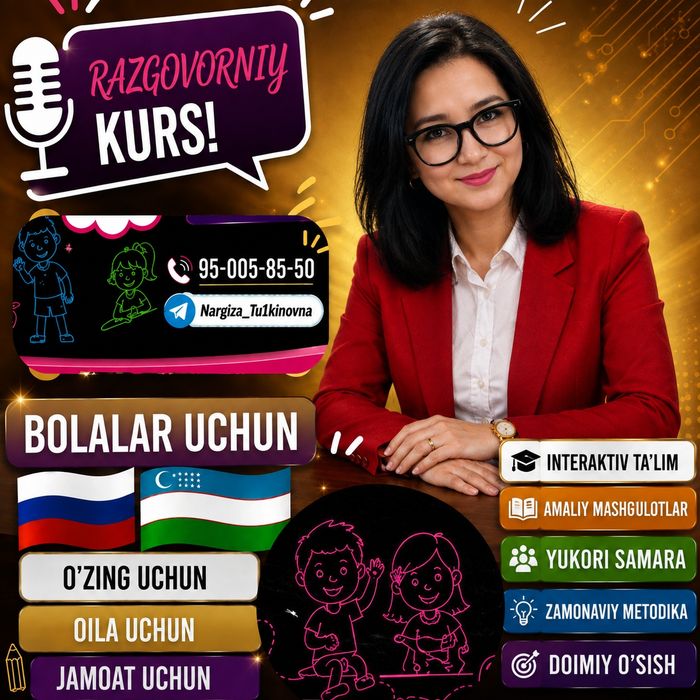 Rus tili ( Gapirish — erkin va ishonchli suhbat m-q qilamiz