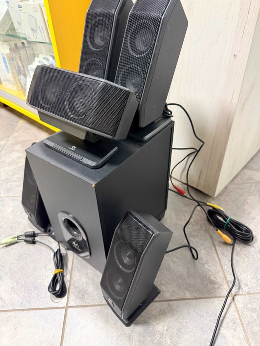 Тонколони , буфер Logitech X-540 5.1 за компютър