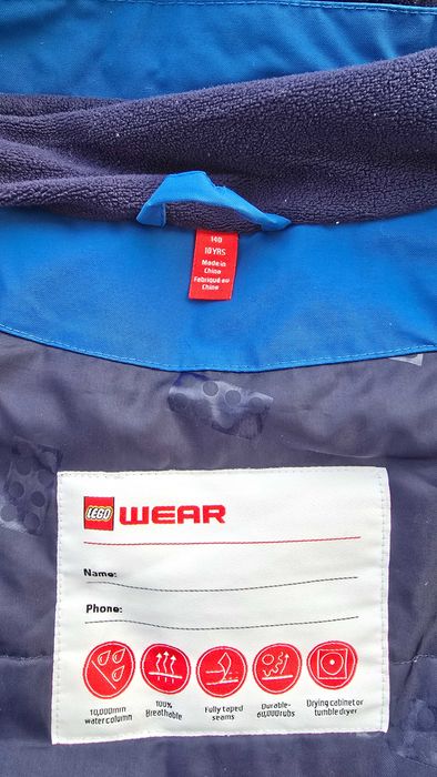 Детски ски екип Lego и ZeroXposur 9-10 години воден стълб 10 000mm