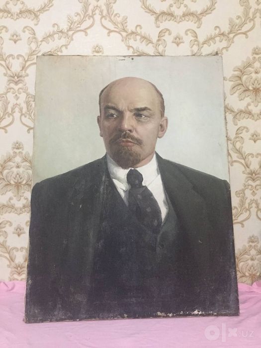 Холст портрет Ленин
