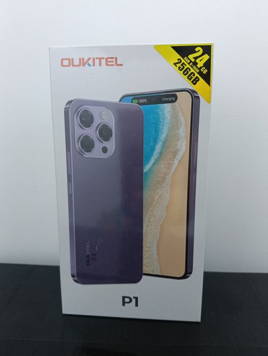 Sigilat Telefon Oukitel P1 8gb/256GB Amoled 120Hz NFC Black Dual Sim