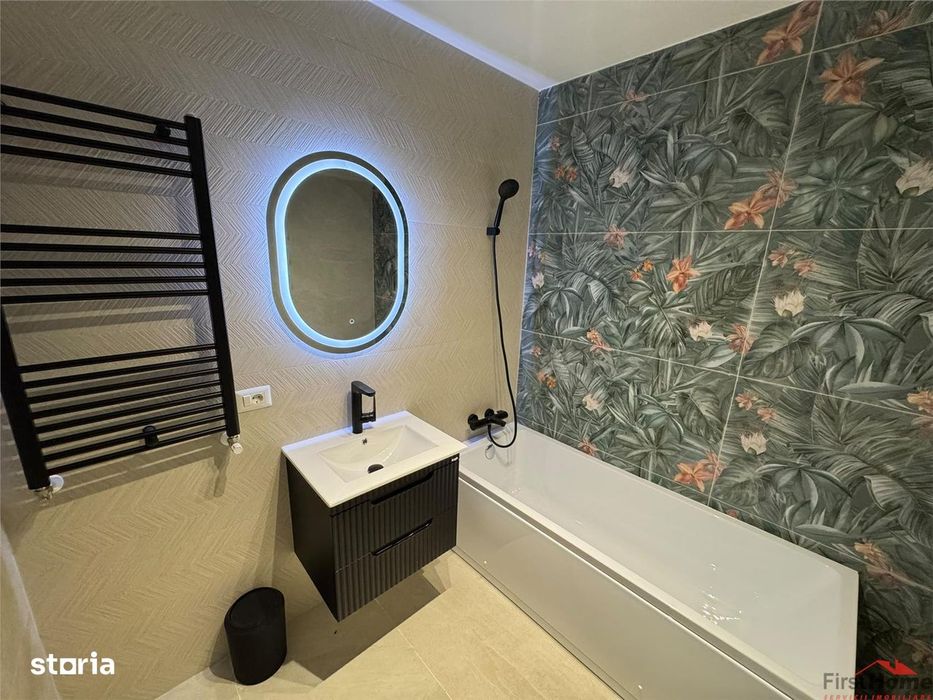 Apartament 2 cam, bloc nou, etaj 1, central, parcare, prima inchiriere