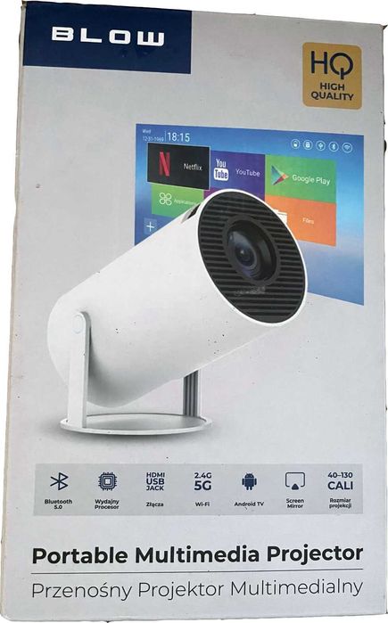 Продавам преносим проектор за домашно кино,  BLOW