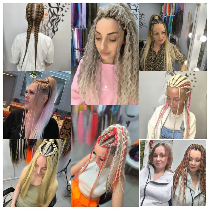 Наращивание волос. Афрокудри. Афролоконы