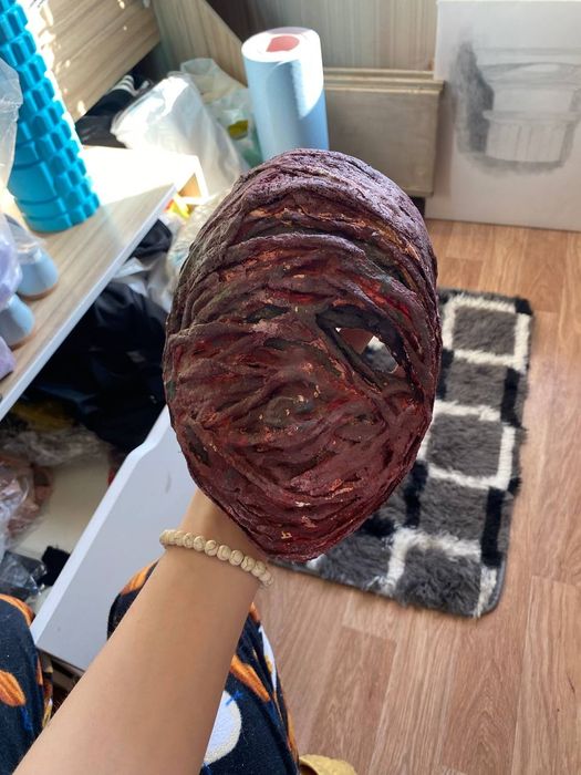 маска медсестра гипсовая