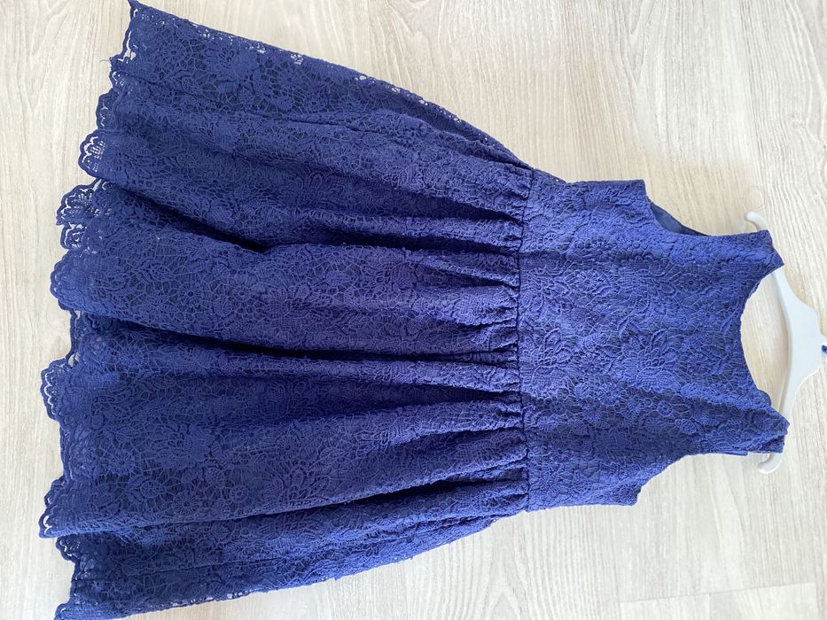 Детска синя рокля