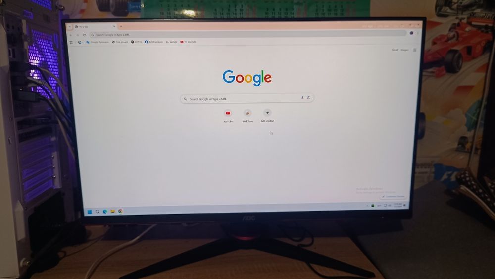 Гейминг монитор AOC - 27G2U5, 27", FHD, 75Hz, черен