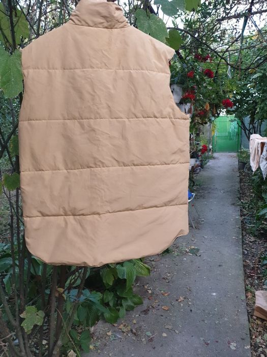 Veste puffer, mustar