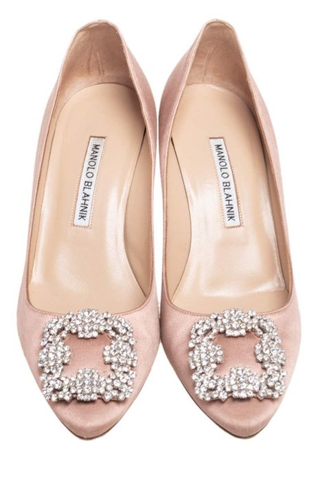 Manolo Blahnik Jimmy Choo обувки чехли