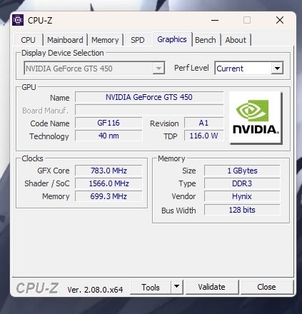 Видеокарта GTS 450 1gb ddr3
