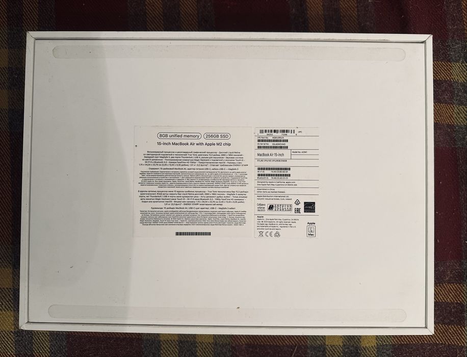 Macbook Air 15 M2 2023