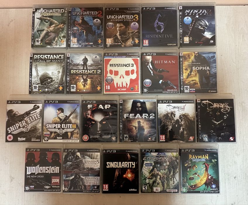 Игры PlayStation 3 Цены разные