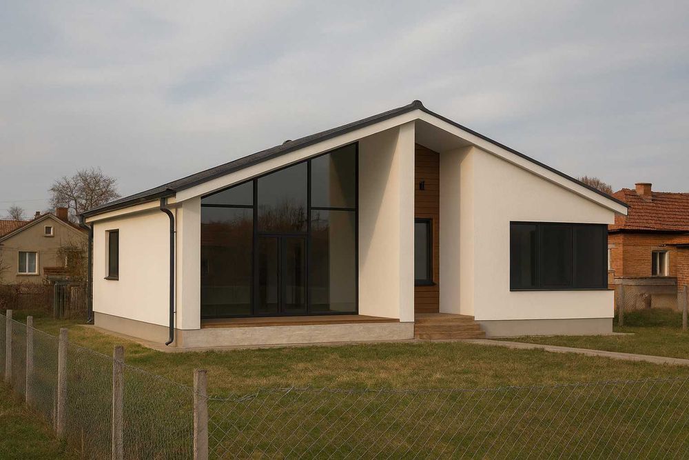 Сглобяема къща „СЪБЪРБЪН“ | 30–60 м² | Wood Frame | 499€/м²|975лв./м²