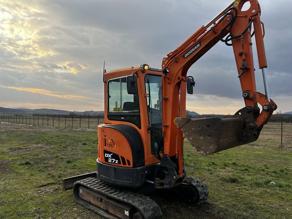 Miniexcavator Doosan DX 27 Z 2,7 t 2013 Takeuchi Jcb Kubota Yanmar