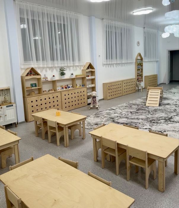 Детские столы из фанеры Монтессори