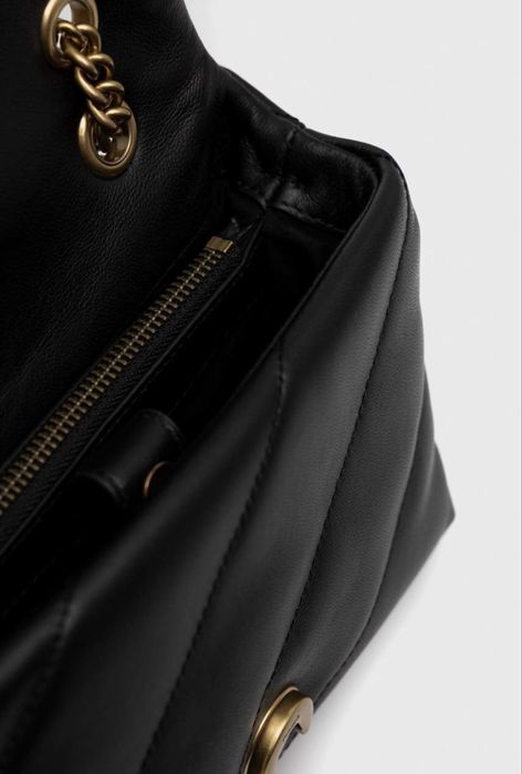 Чанта Pinko естествена  кожа