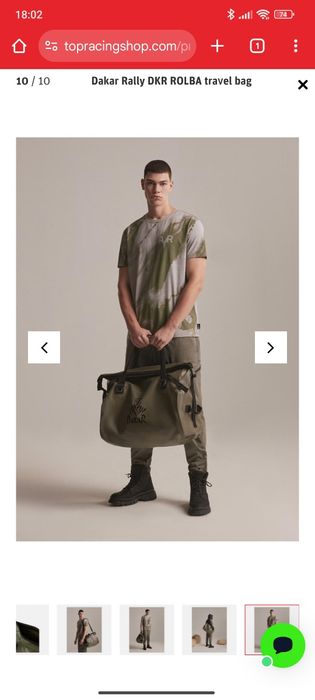 Geanta waterproof Dakar Rolba Travel pescuit/vânătoare/camping