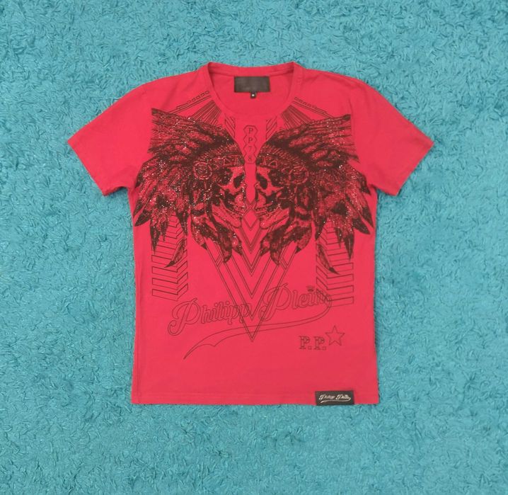 Tricou Philipp Plein American Indian Skull