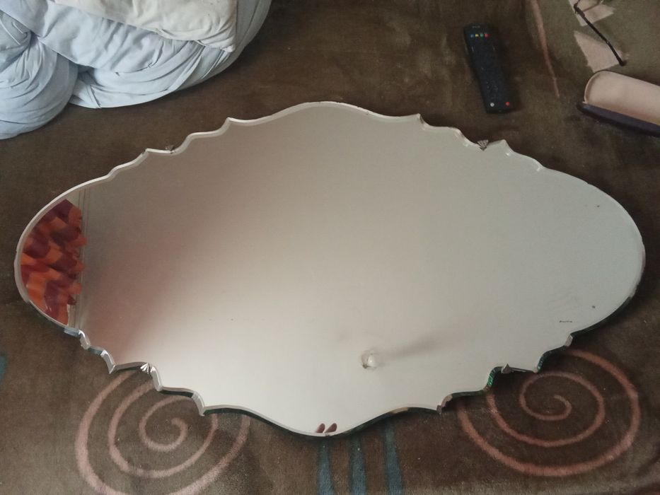 Oglindă vintage veche lemn solid