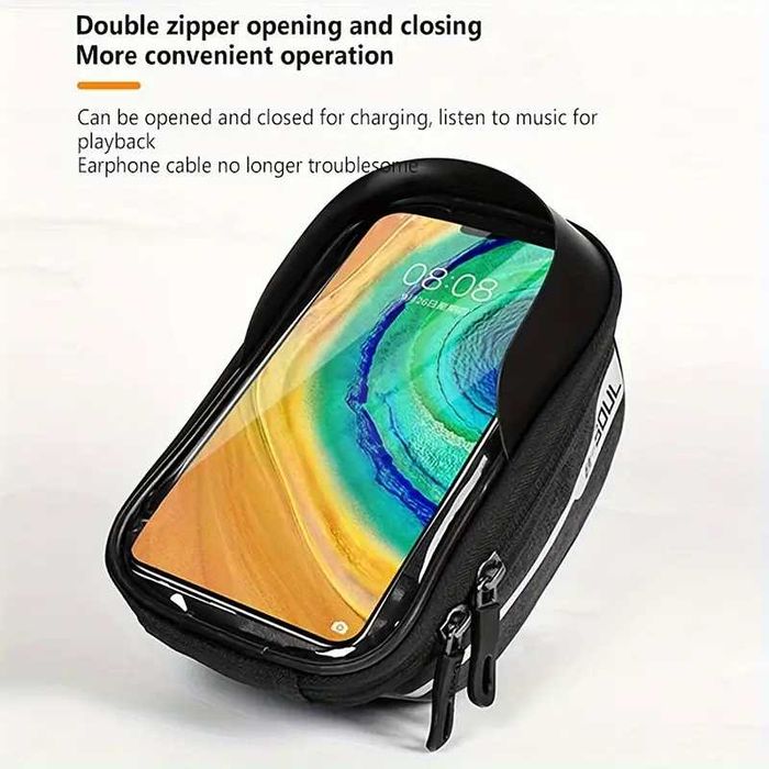 Водоустойчива велосипедна кутия за мобилен телефон и принадлежности