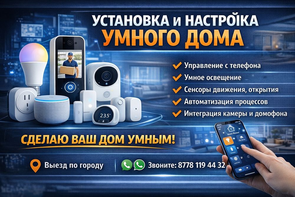 Диагностика ноутбуков Умный дом Видеонаблюдения
