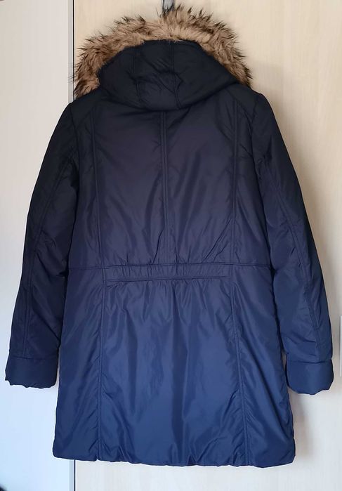 Geacă jacheta lunga fete iarna GEOX Respira mărimea 14 ani Parka navy