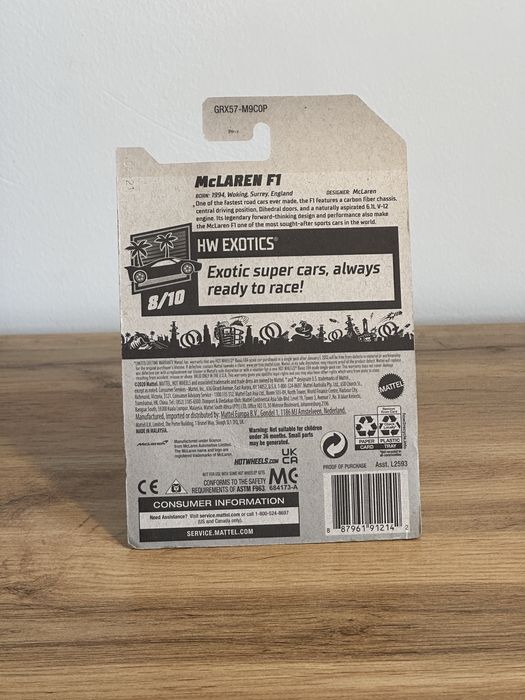 McLaren - Оригинальная Hot Wheels машинка в идеальном состоянии