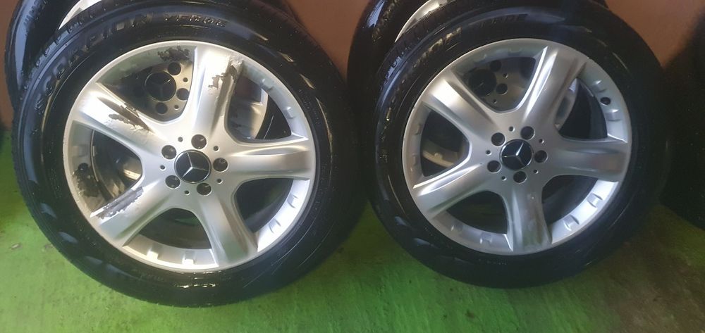 4Jante Mercedes r19+cauciucuri de vara