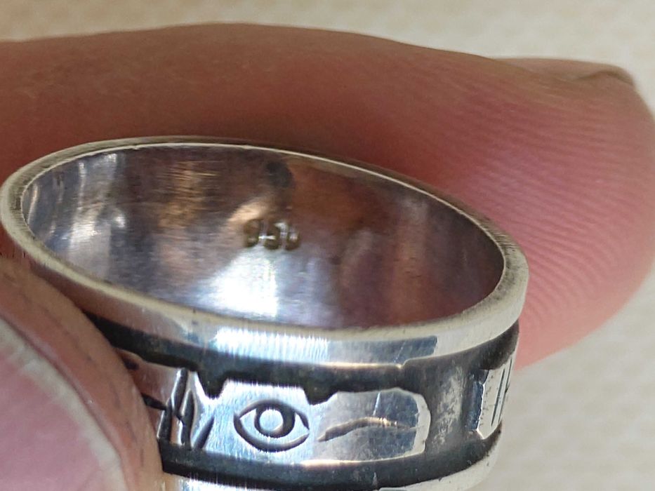 Inel Argint Andin 950 - Trilogia Inka (Condor, Puma, Șarpe)