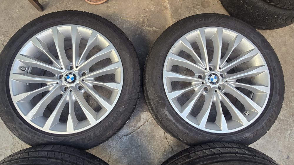 Jante aliaj bmw g30 cauciucuri vara 245 45 r18