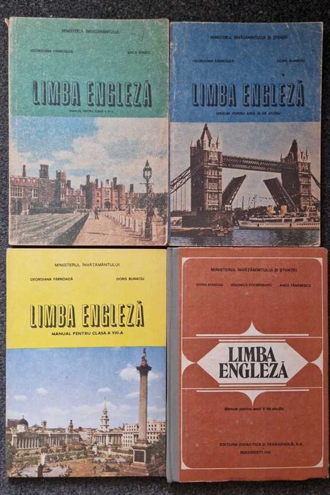 LIMBA ENGLEZA: Manual clasa V, VI, VII si VIII Farnoaga Bunaciu Ionici