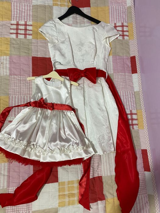 Праздничное платье Мама-дочка