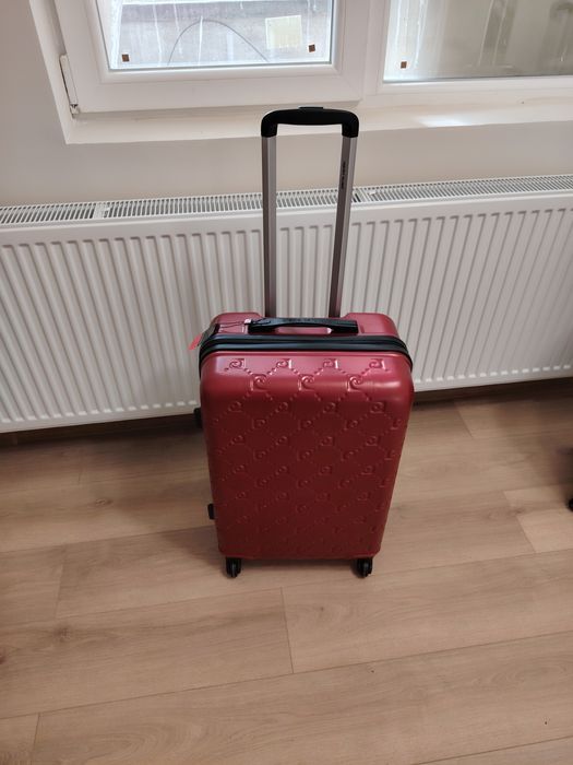 Куфари Pierre Cardin ORION – 3 броя (S/M/L), ABS, червени