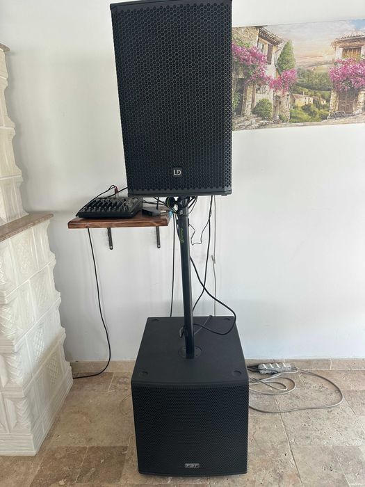 Închiriez sistem sonorizare premium FBT & LD Systems