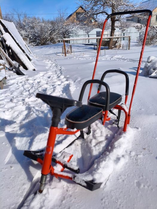 Снегокат двухместный