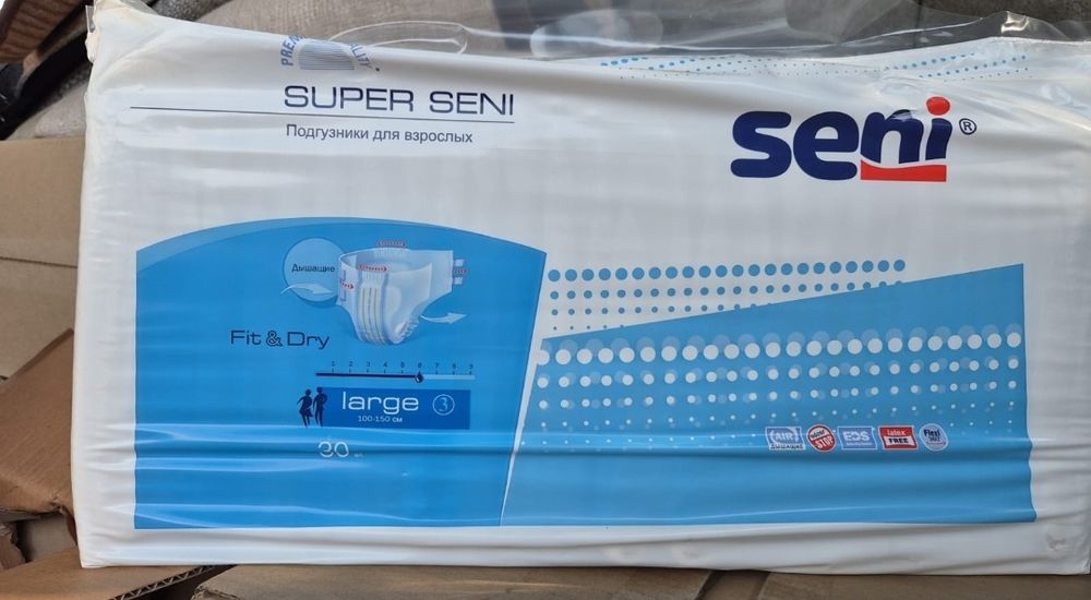 Памперсы Super seni 3L-38 упаковок